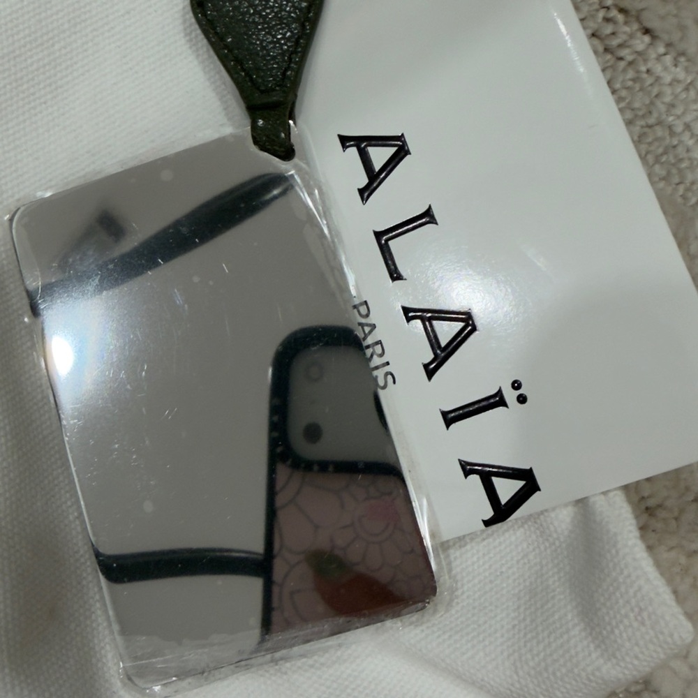 Brand new ALAIA Small Teckel Olive Suede - Picture 4 of 6